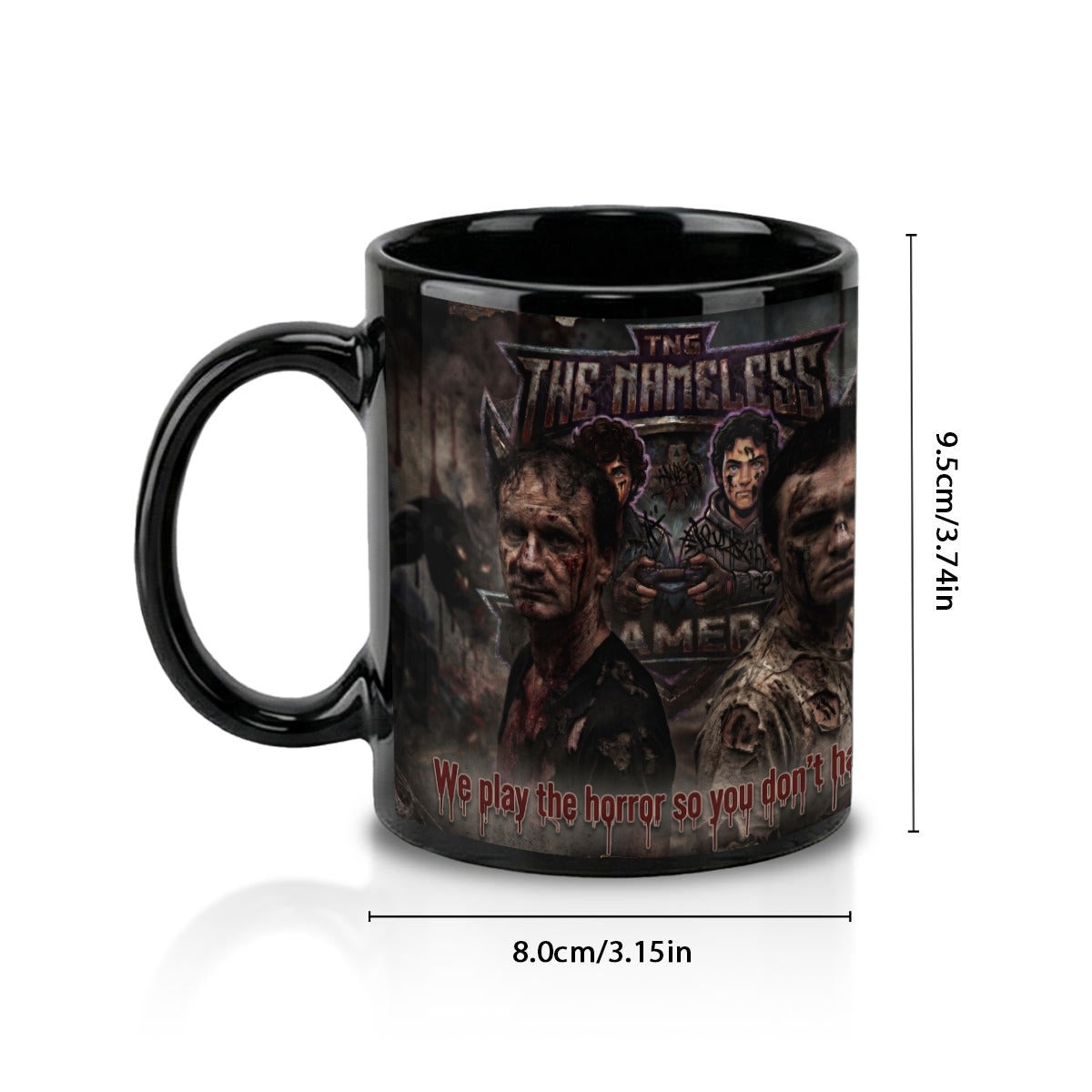 11oz Black Ceramic Mug