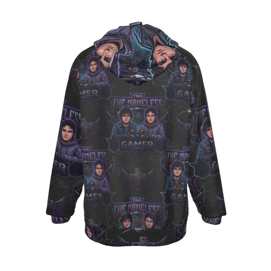 All-Over Print Men's Heavy Fleece Raglan Hoodie