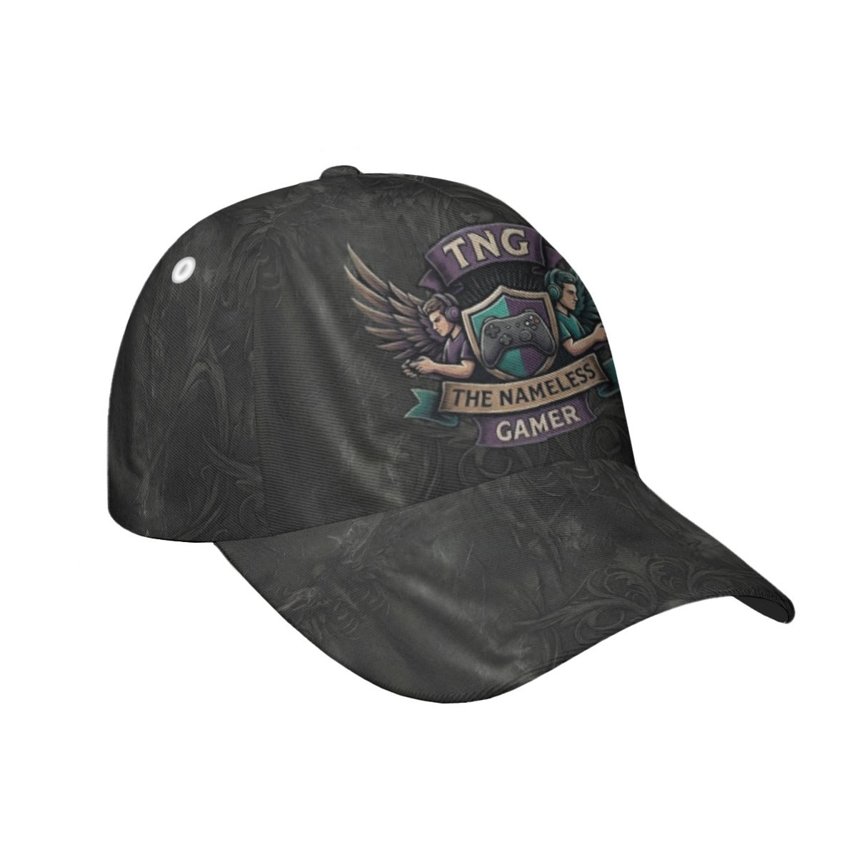 All-Over Print Peaked Cap With Box