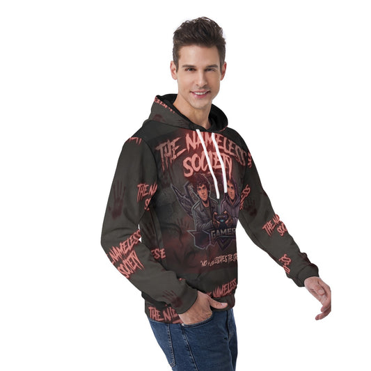 All-Over Print Men's Hoodie With Double-side Print Hood