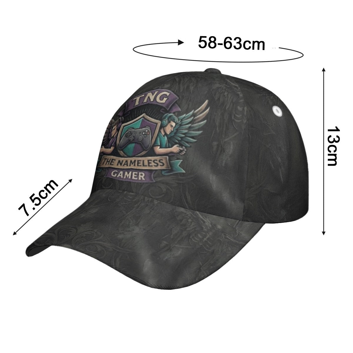 All-Over Print Peaked Cap With Box