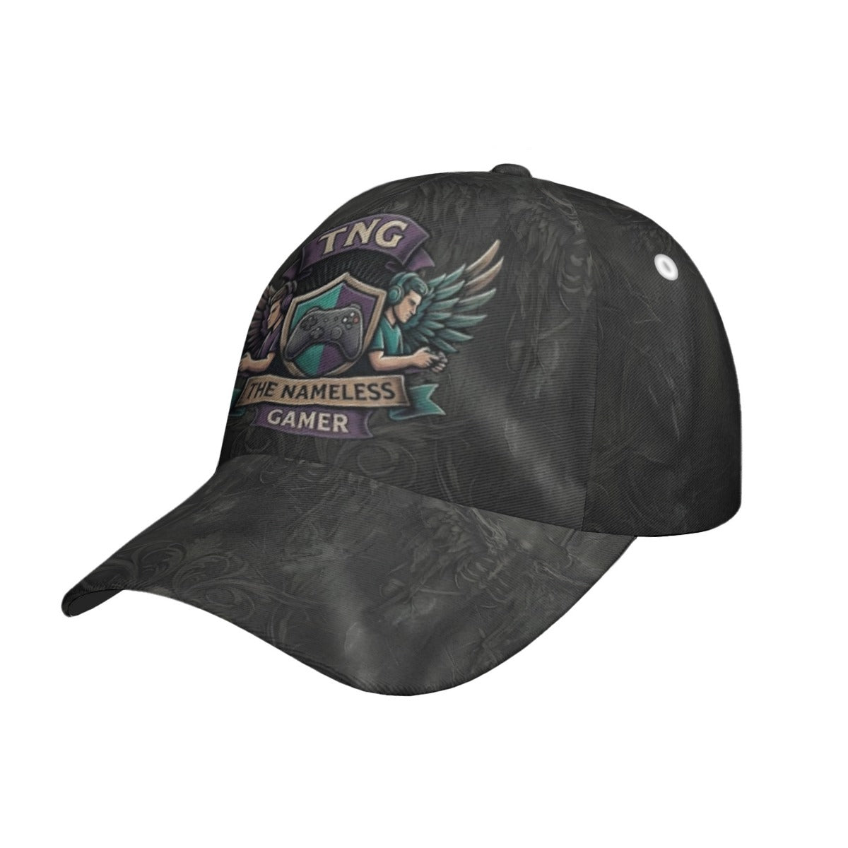 All-Over Print Peaked Cap With Box